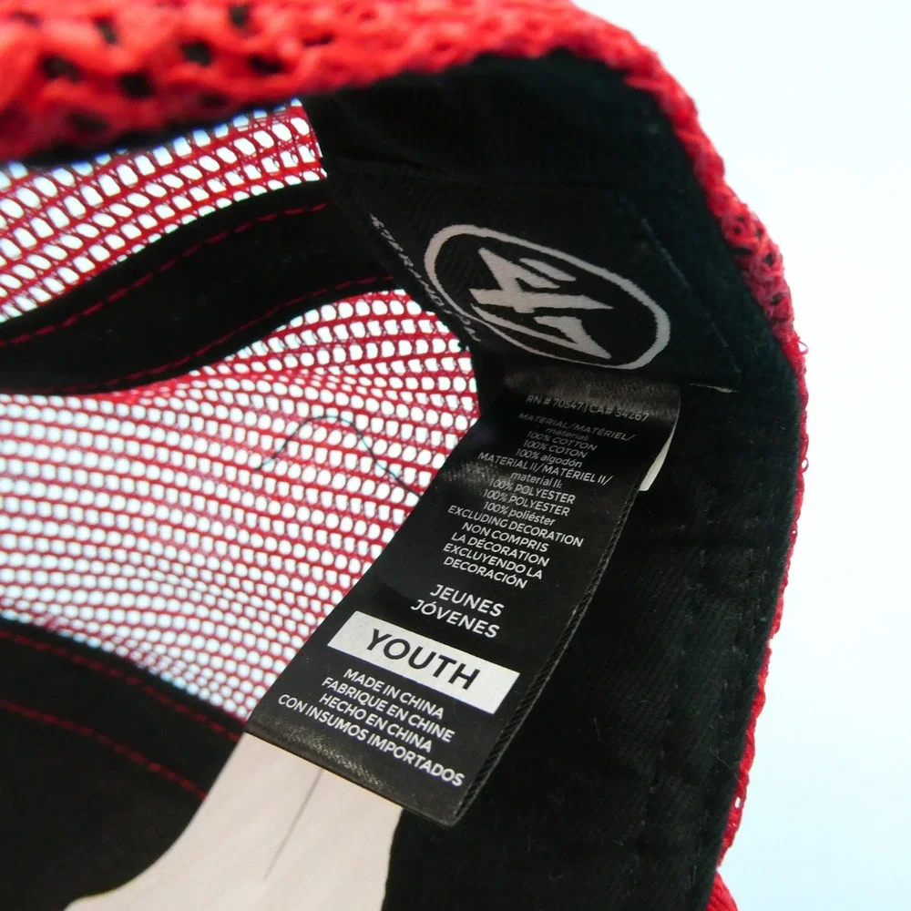 '47 Brand Trucker Hat Youth‎ St. Louis Cardinals Red Floral Mesh Snapback Cap